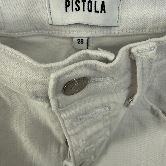 Pistola High Rise White Jeans - Picture 5 of 9